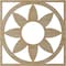 Ekena Millwork Blume Wood Fretwork Pierced Ceiling Medallion, Birch, 24"OD x 8 3/8"ID x 3/8"T CMWP24X24X0375BLBI - alternate 4